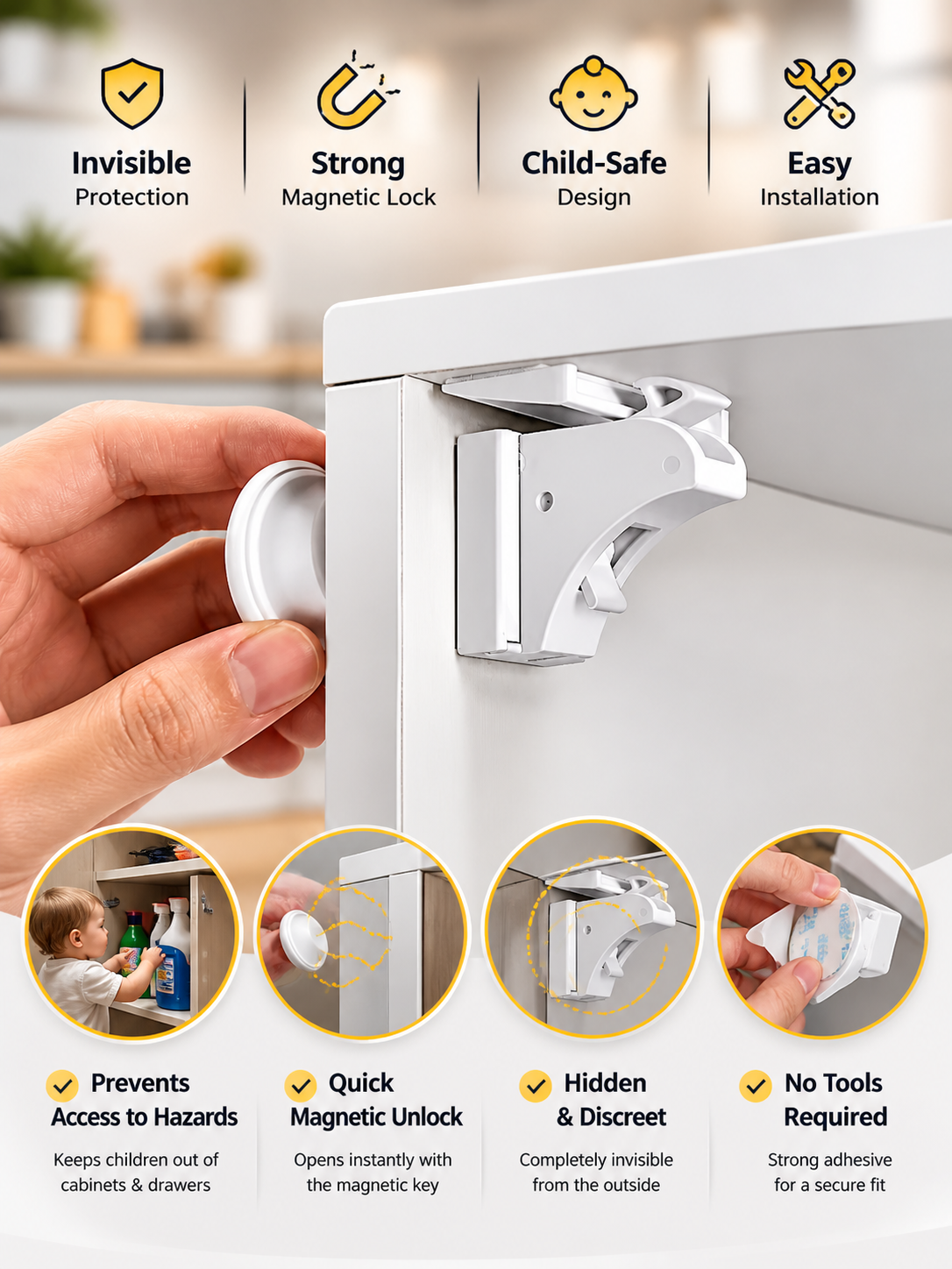 TinyHacks™ Invisible Lock for Child Safety